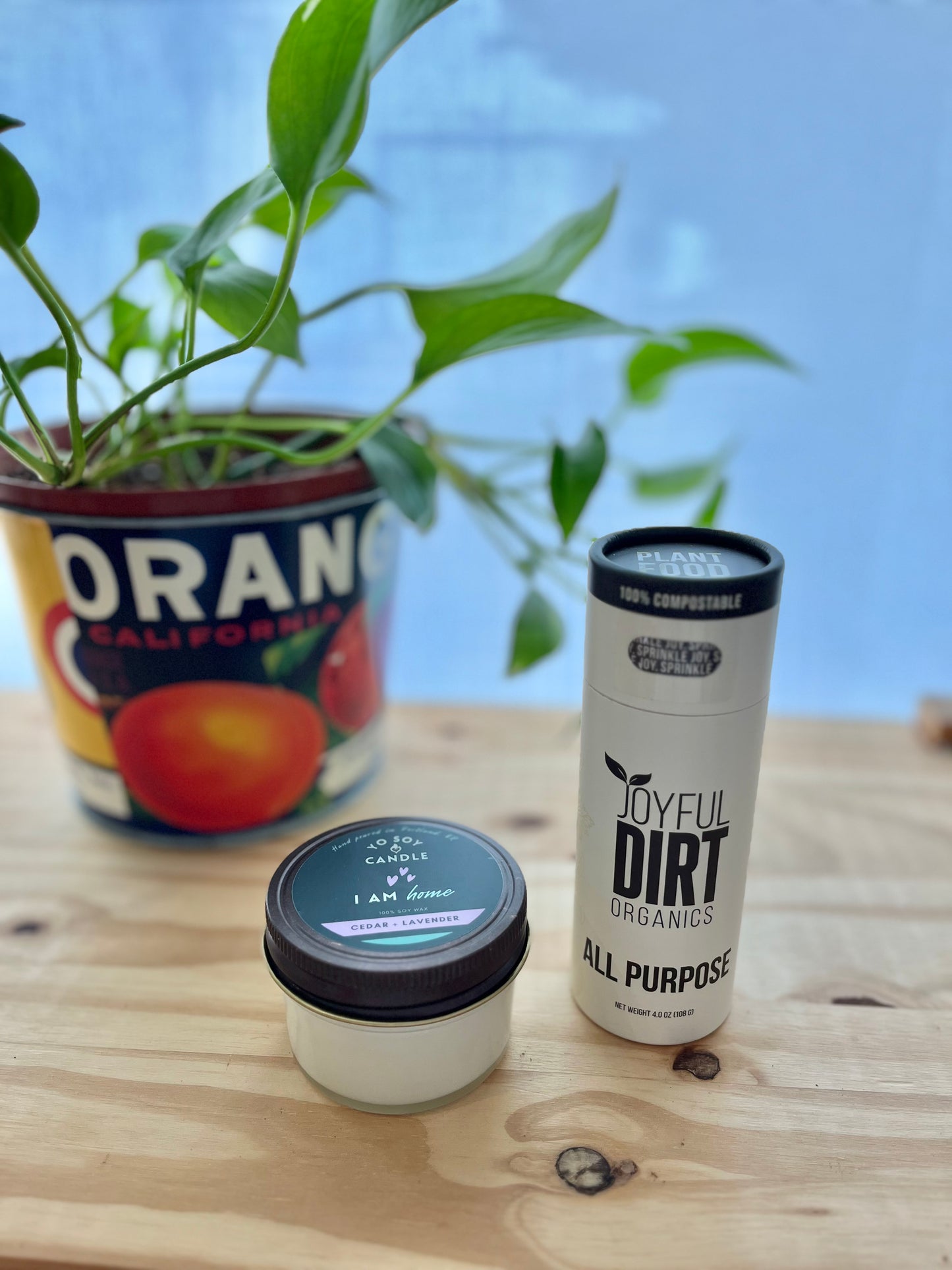Small (4oz) Candle Bundle w/Joyful Dirt