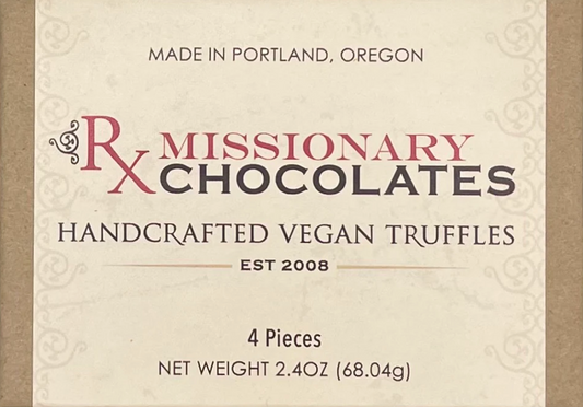 Missionary Chocolate Truffles (4-pc box)