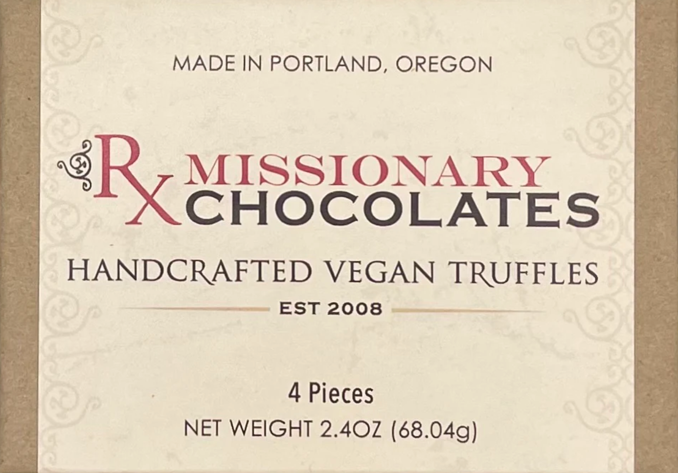Missionary Chocolate Truffles (2.4oz box)