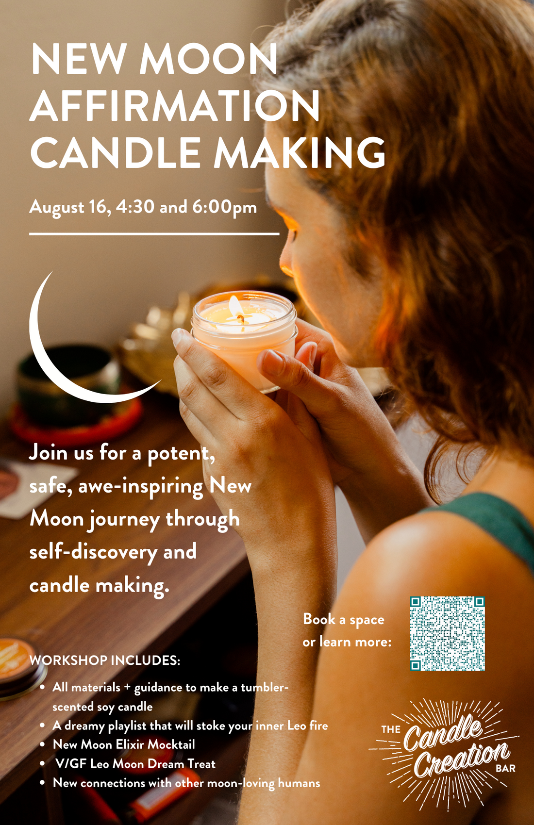 New Moon Candle Making Event on Aug 16! ☽